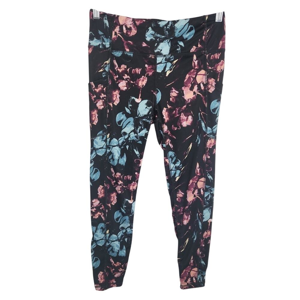 Pro Player Cropped Capri Workout Leggings Pants Womens Size Medium M Active Yoga